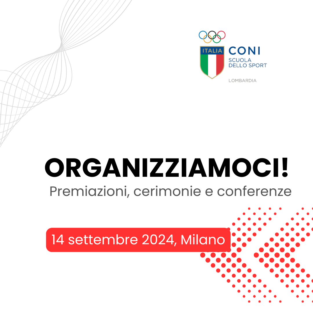 ORGANIZZIAMOCI! - Premiazioni, cerimonie e conferenze