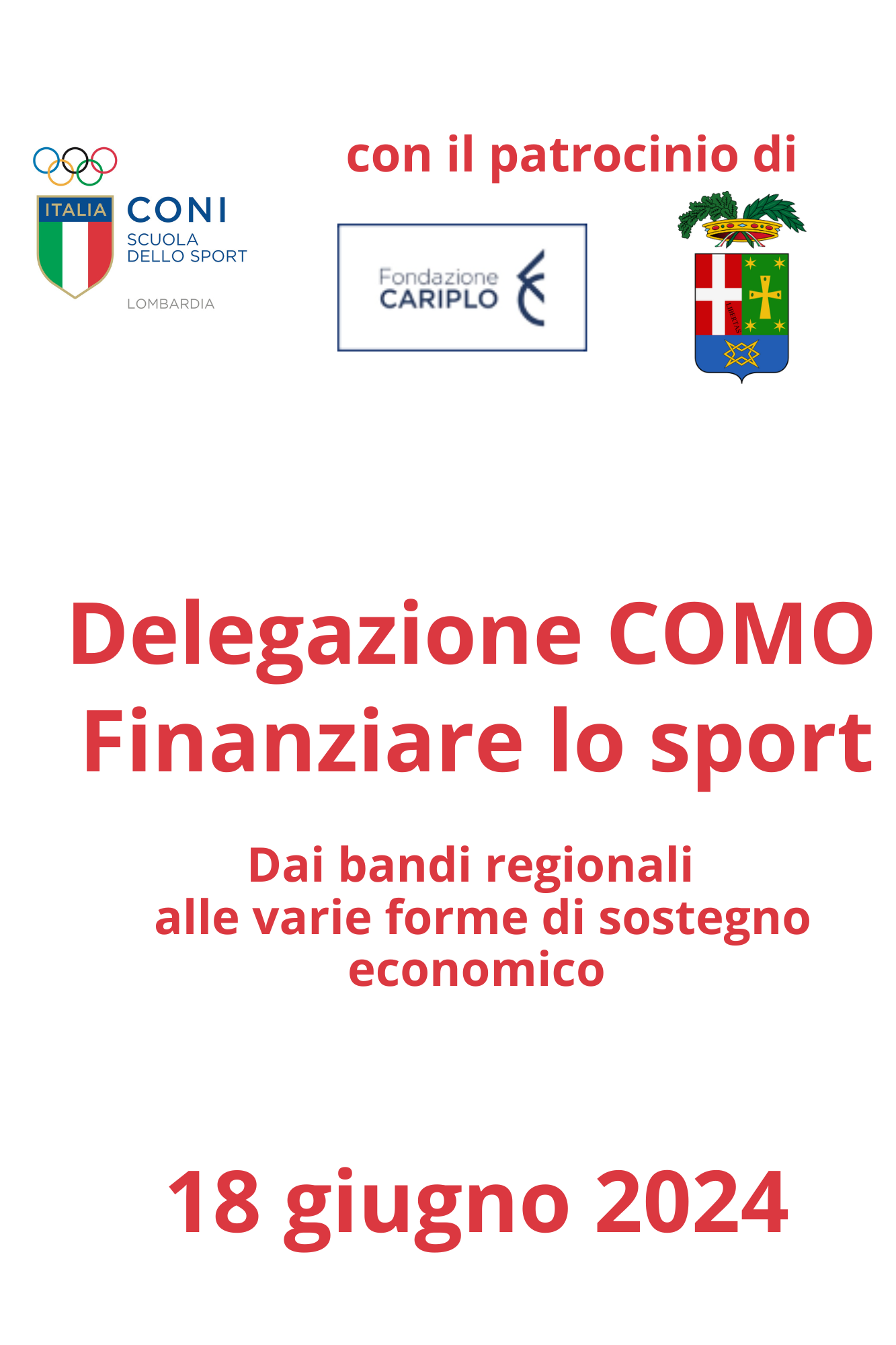 Finanziare lo sport - Dai bandi regionali  alle varie forme di sostegno economico