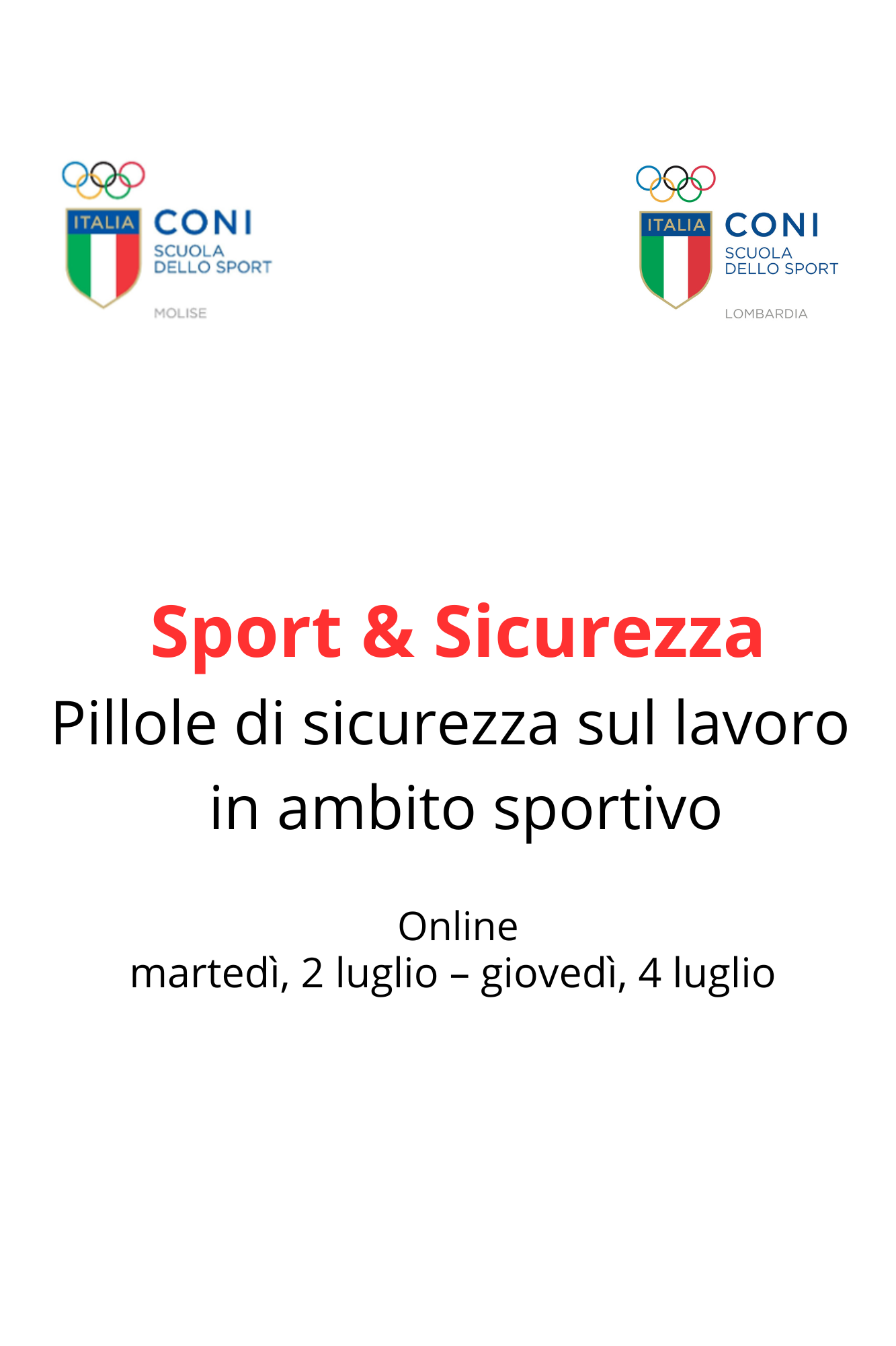 Sport & sicurezza - Pillole di sicurezza sul lavoro in ambito sportivo