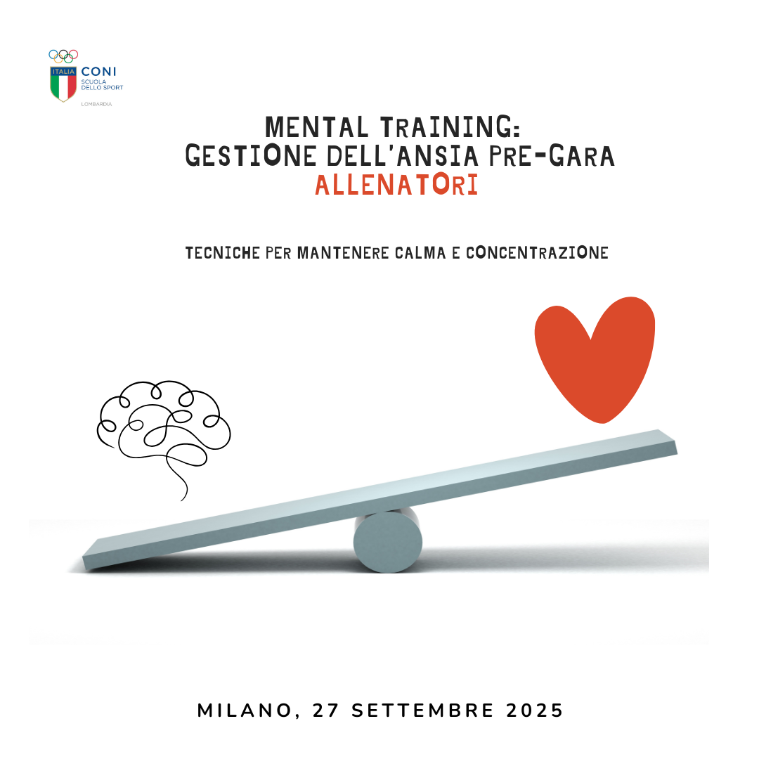 Mental training: gestione dell'ansia pre-gara - ALLENATORI