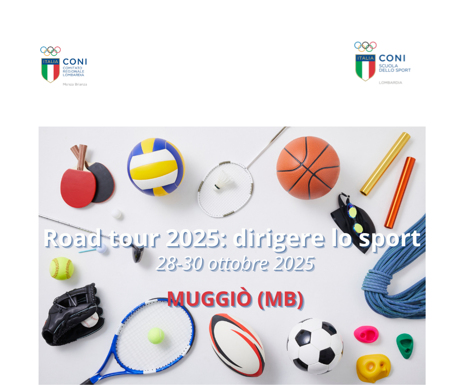 Road tour 2025: dirigere lo sport - Monza e Brianza