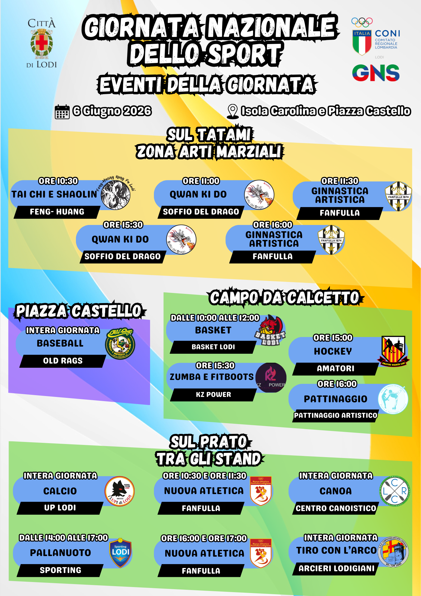 Associazioni partecipanti Lodi 2