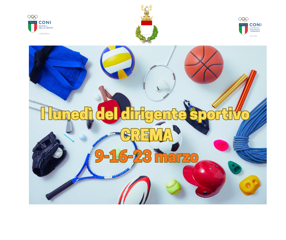 I lunedì del dirigente sportivo - Crema