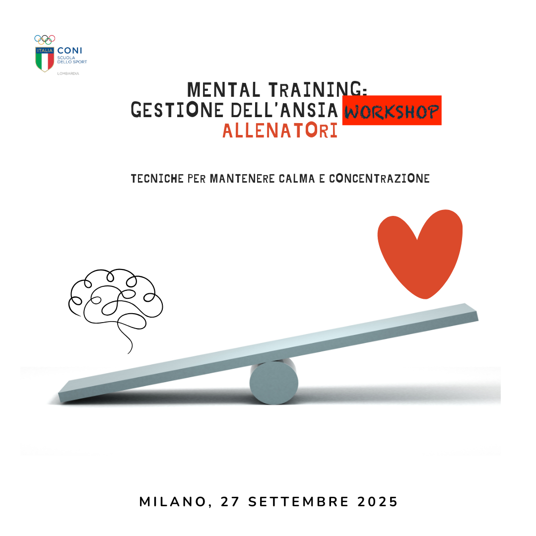 Mental training:  gestione dell'ansia  - ALLENATORI
