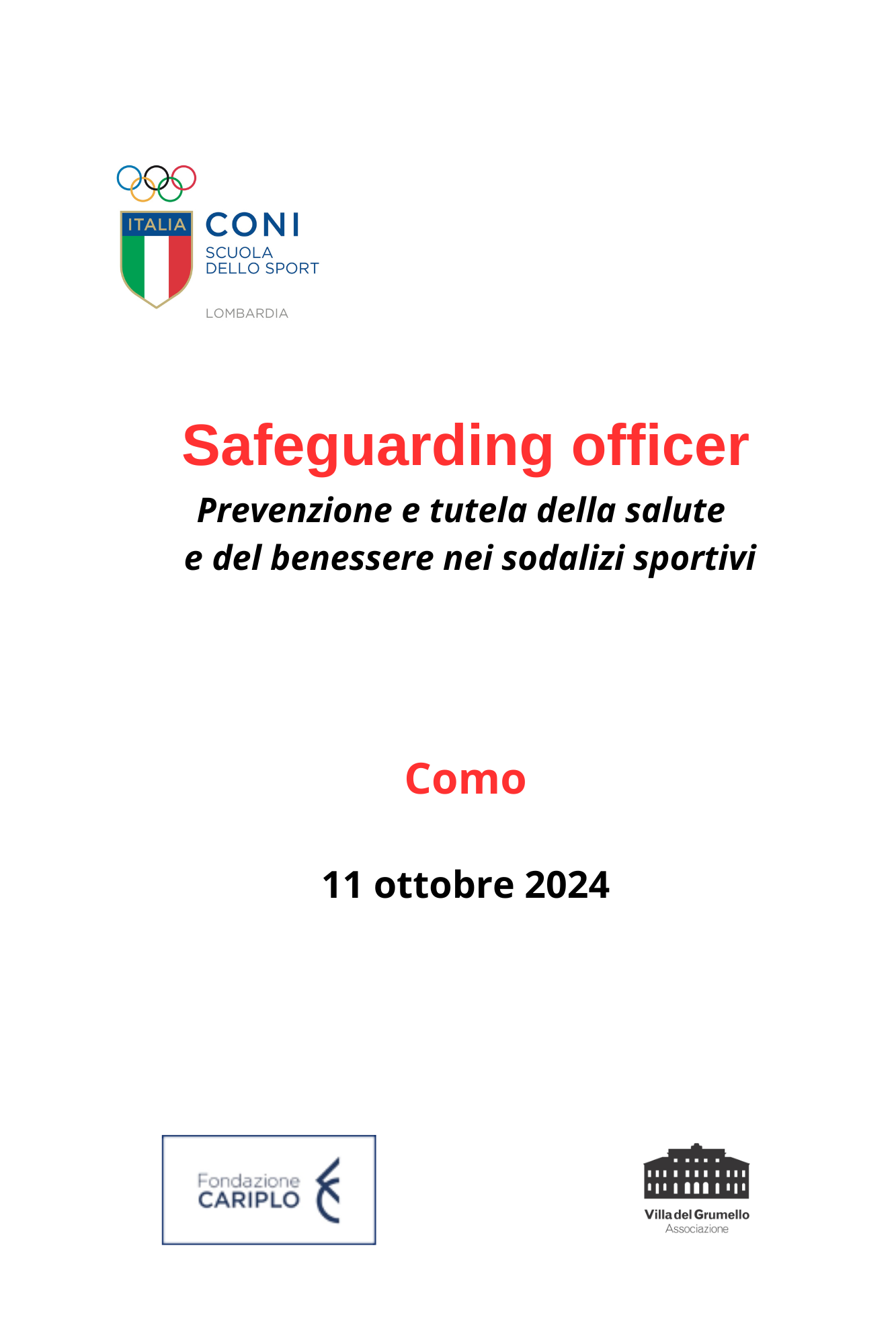 Como - Safeguarding officer