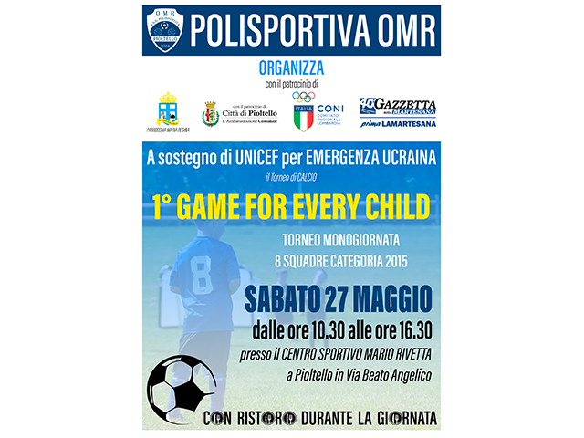 1° Game for every child