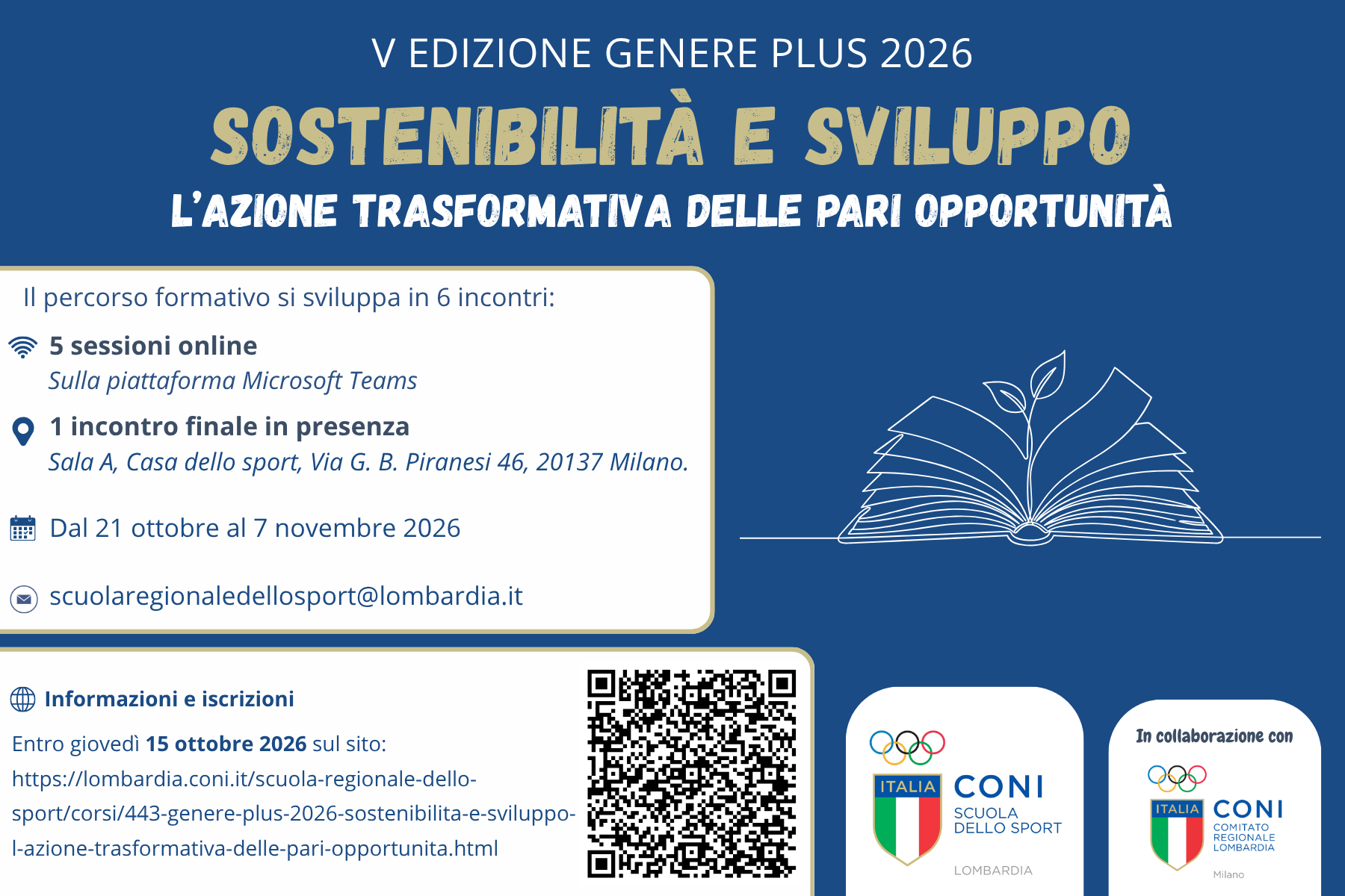 Genere plus 2026 - Sostenibilità e sviluppo - L’azione trasformativa delle pari opportunità