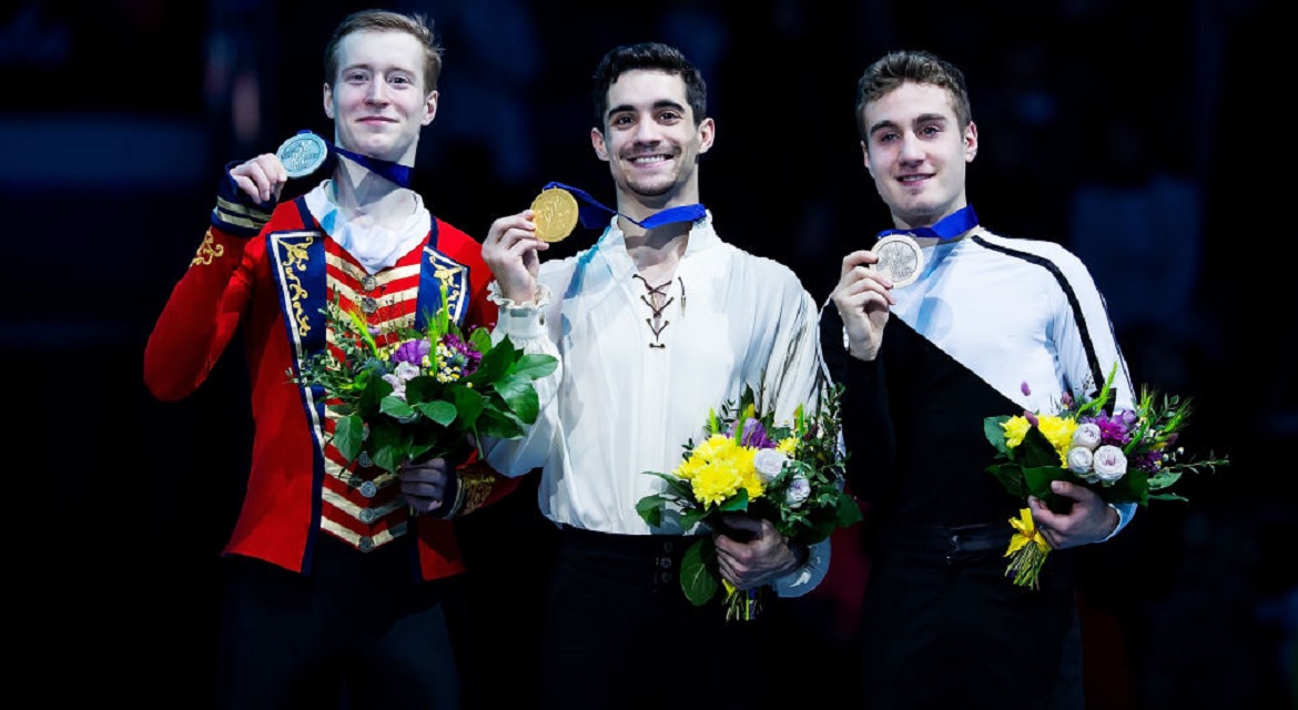 Matteo Rizzo podio bronzo Europei Minsk 2019 International Skating Union ISU 1