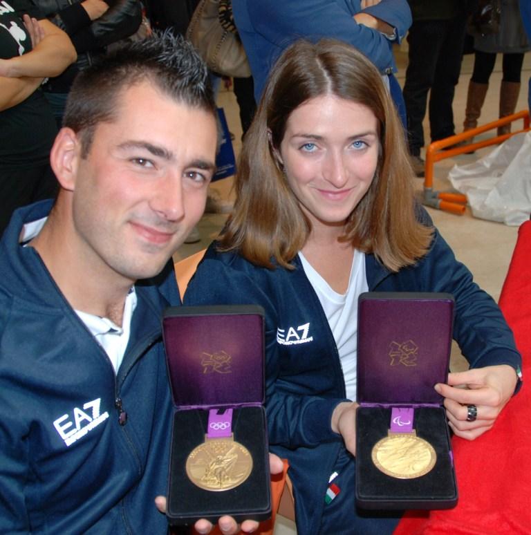 Mauro Nespoli e Martina Caironi