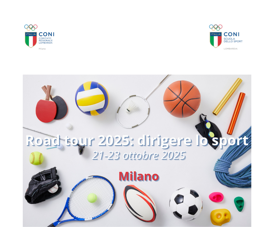 Road tour 2025: dirigere lo sport - Milano