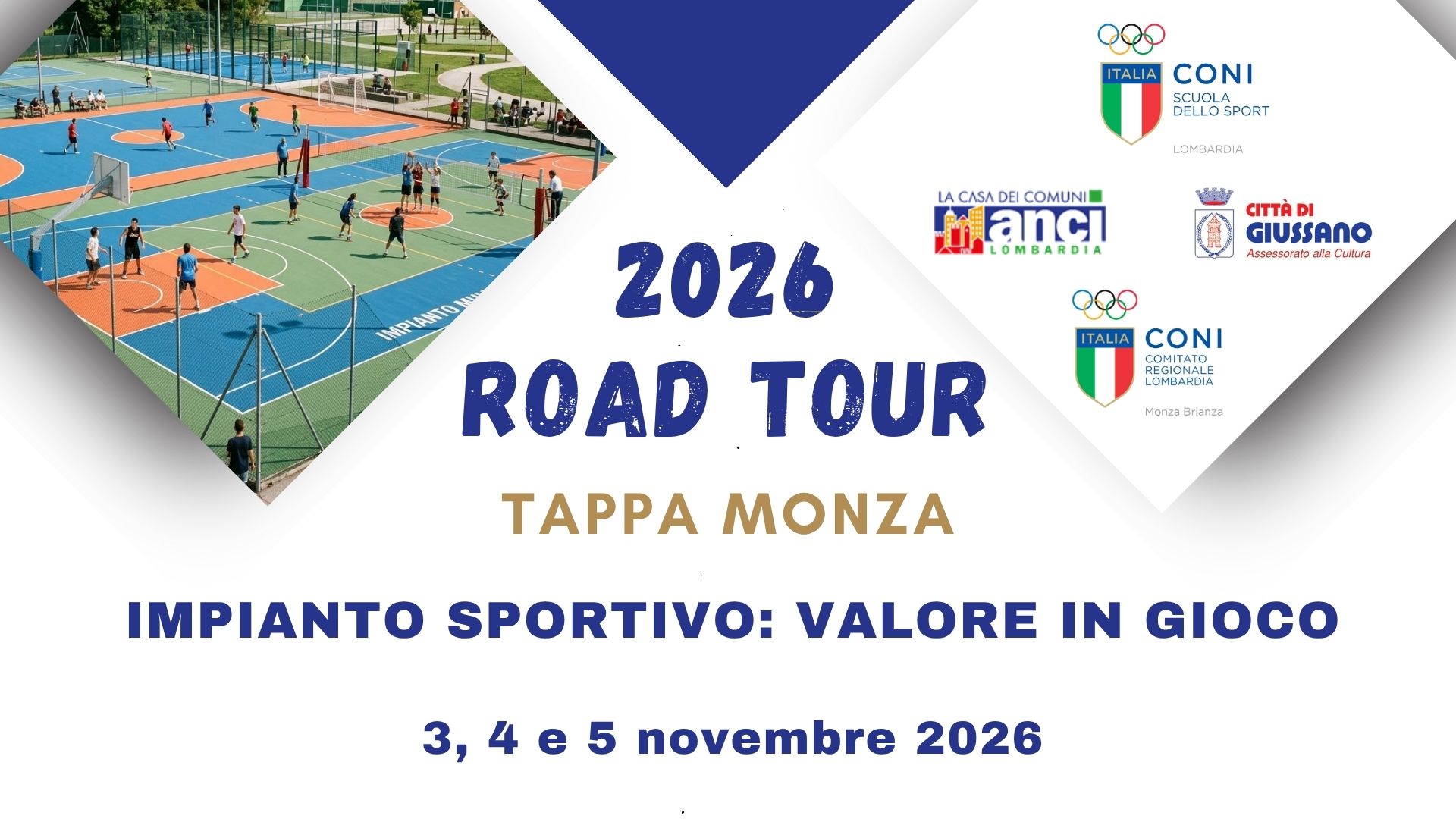 Monza #Road Tour 2026 - Impianto sportivo: valore in gioco