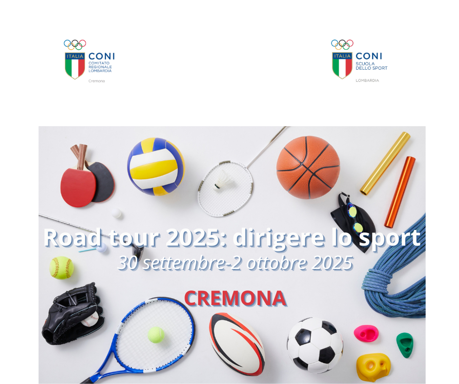 Road tour 2025: dirigere lo sport - Cremona
