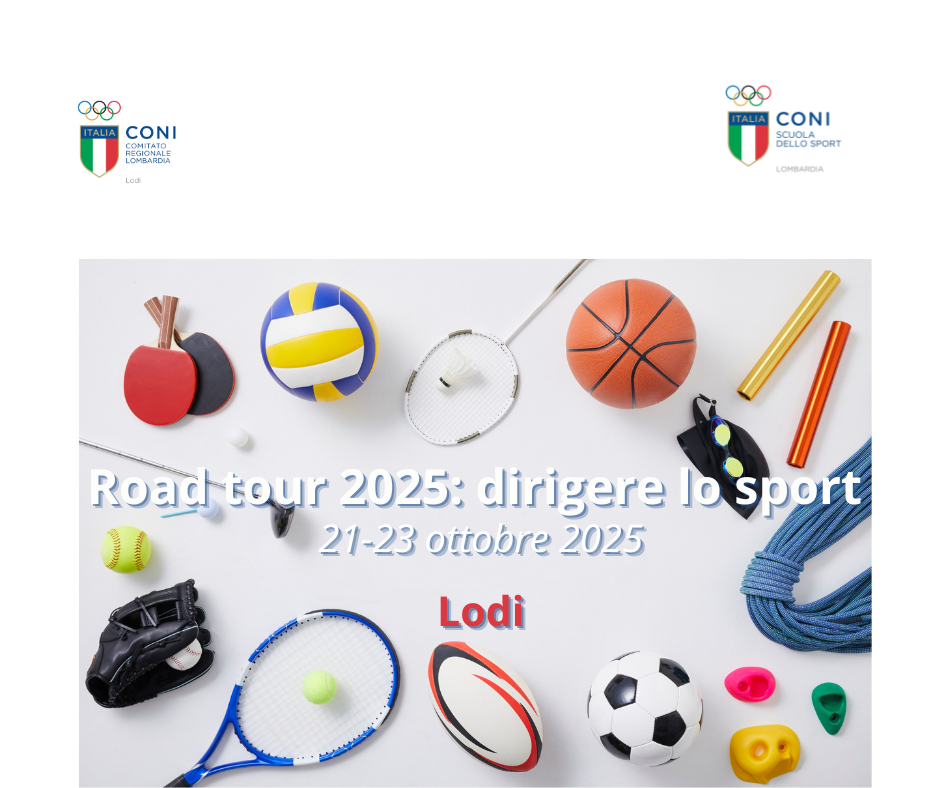 Road tour 2025: dirigere lo sport - Lodi