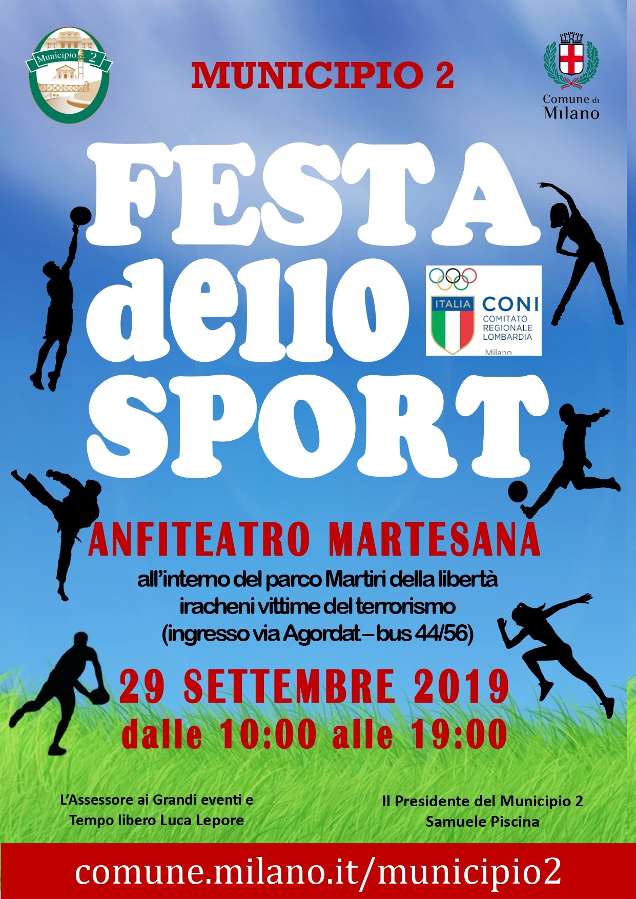 Milano Municipio 2 Festa dello Sport