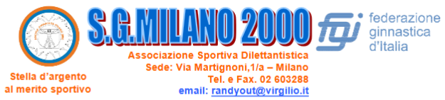 Milano Trampolino Elastico Campionato Interregionale a squadre 