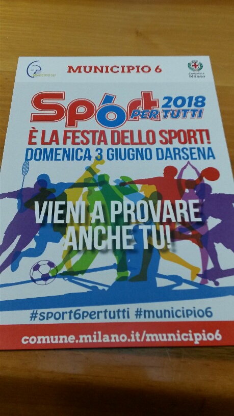 SPORT 6 per tutti 2018